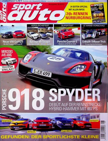 Deckblatt Sport Auto (06/2013)